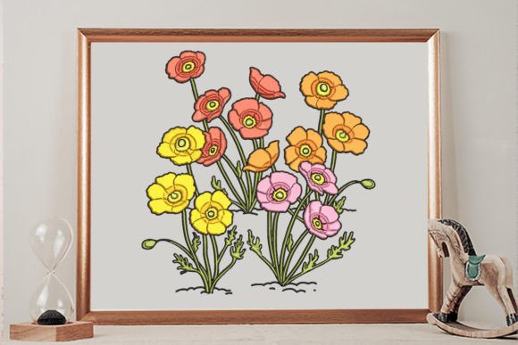 Beautiful Colorful Wildflower Bushes Design