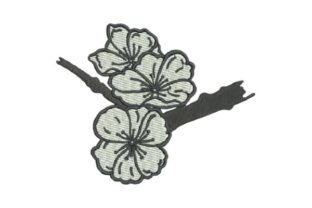 Cherry Blossoms Tattoo: A Floral Embroidery Gem