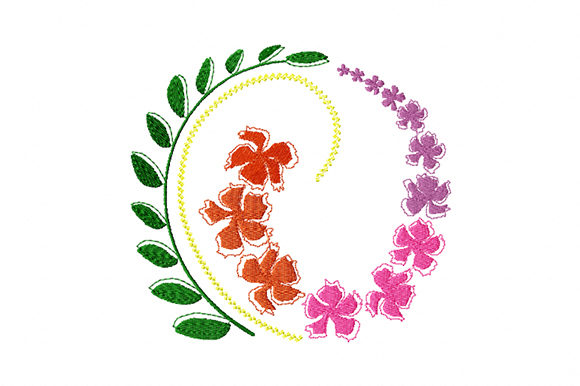 Dancing Flowers and Leaves Wreath Review