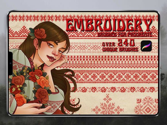 Exploring SLAVIC EMBROIDERY Brush Stamps