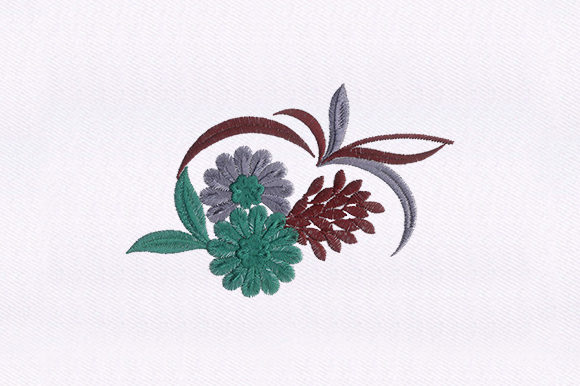 Floral Quilting Design: A Versatile Embroidery Choice