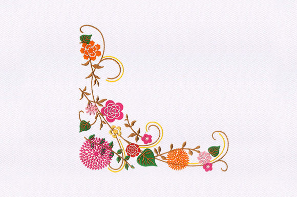 Floral Vines: A Charming Addition to Your Embroidery Projects