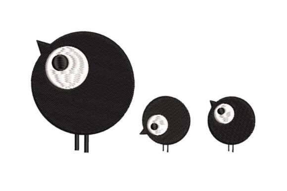 Funny Bird Mother with Chicks: A Whimsical Delight