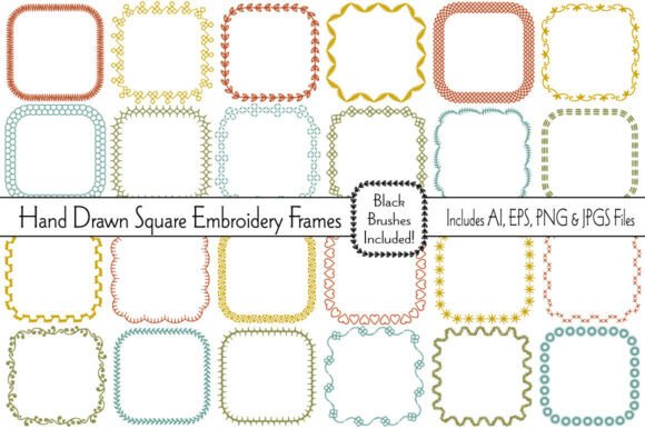 Hand Drawn Embroidery Stitch Frames Review