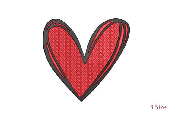 Heart Love Embroidery Design: A Versatile Choice