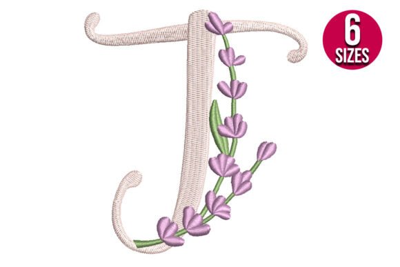 Lavender Font Letter J: A Delicate Touch for Your Boutique