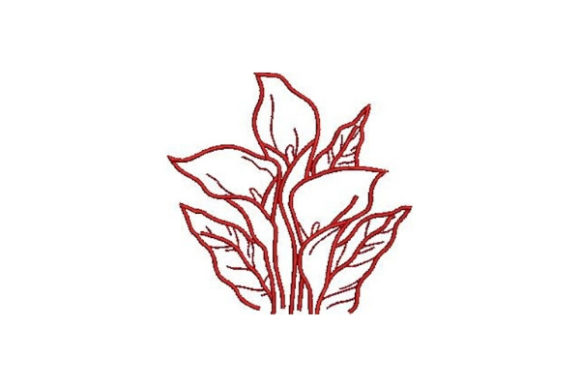 Redwork Flowers Lilies: A Charming Addition