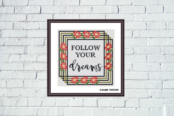 Review: Follow Your Dreams Floral Cross Stitch