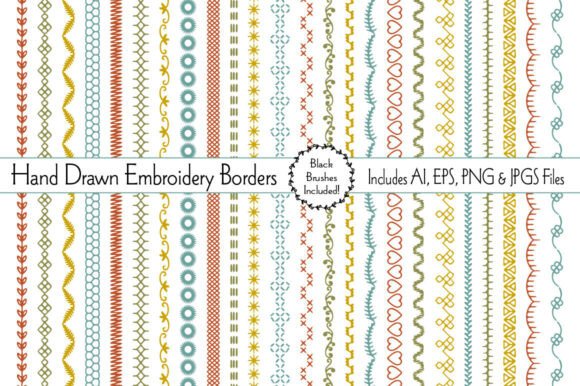 Review: Hand Drawn Embroidery Borders for Business